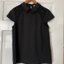 Ted Baker Black Osster Pearl Beaded Top --- Size 1 Image 2