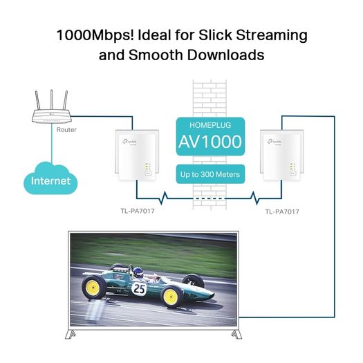 AV1000 Gigabit Powerline Starter Kit