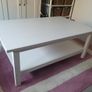White IKEA Hemnes Coffee Table Image 3