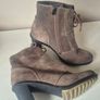 clarks brown suede ankle Image 2