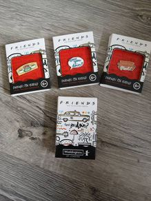 FRIENDS pins and playing cards