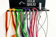 Gym storage rack (skipping rope, resistance bands)