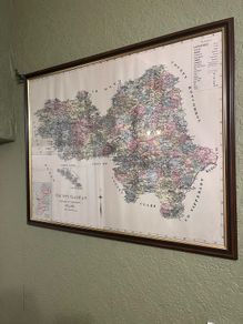 Framed Antique Print County Galway Map