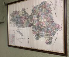 Framed Antique Print County Galway Map