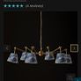 Pooky charlotte chandelier in antique brass Image 5