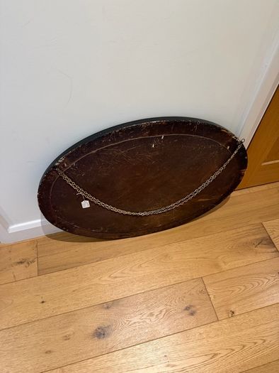 Antique Edwardian mahogany mirror