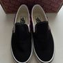 Black raspberry check vans classic slip-ons Image 2
