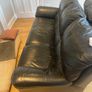 Black Leather couch Image 2