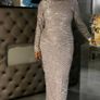 Sequins Evening Dress - petite dress Image 2
