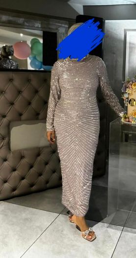 Sequins Evening Dress - petite dress