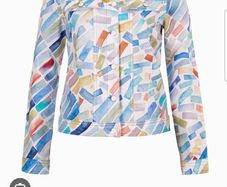 Stunning New Unworn Ladies Denim style jacket by Art by Dolcezza