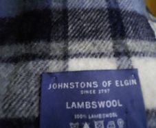 Johnstons of Elgin 100% Lambswool Scarf
