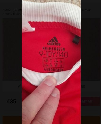 Adidas Mo Salah tshirt