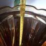 VASE - Vintage - Amber Glass Image 5