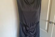 Black halter neck dress size 16 - new