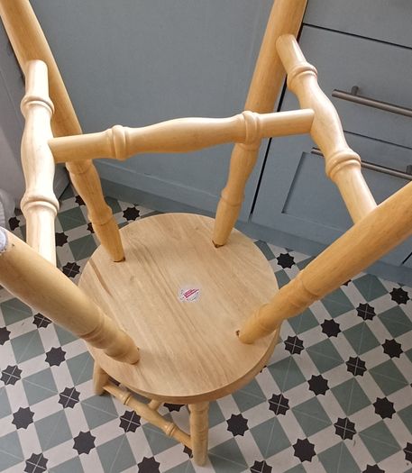 Solid wood stools