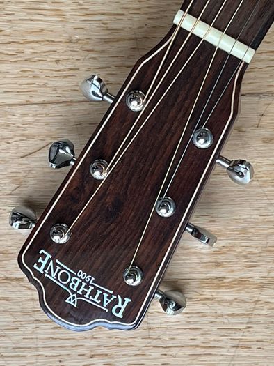 Electric acoustic left handed guitar