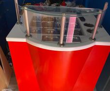 Ice cream toppings unit