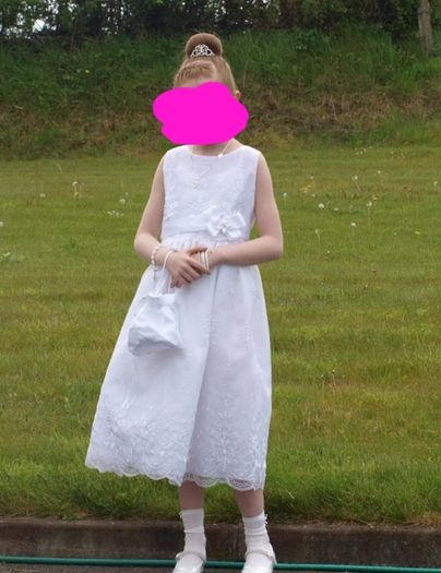 Communion Dress and bag