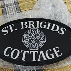 Hand made to order House Plaque never used.was 100 .
