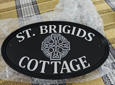 Hand made to order House Plaque never used.was 100 .