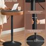 Bar Table Height Adjustable with storage Image 2