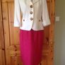 Size 10-12 Pink Black Off-White Suits Mix & Match Image 8