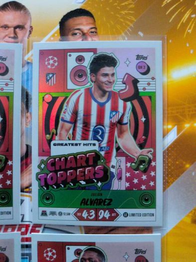 Greatest Hits Chart Toppers Set Topps Match Attax 20th Anniversary 2026/27