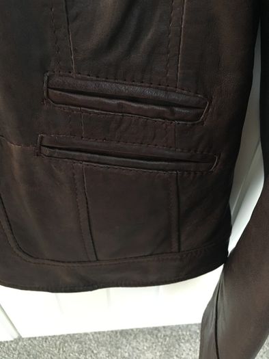 Principles Petite Fit Leather Jacket