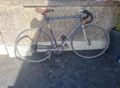 raleigh  531 frame back wheel flat