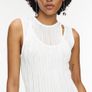 River Island RI Studio White Layered Sheer Vest RRP 74 NEW WITH TAGS Image 2