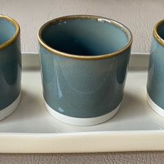 27cm serving plate and condiment set