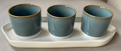 27cm serving plate and condiment set