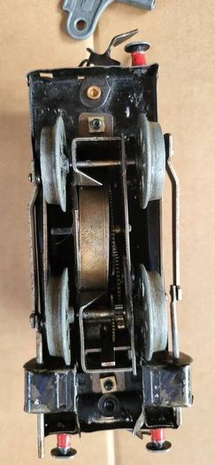 O gauge old clockwork train set