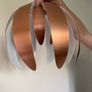 2 x copper lampshades Image 3