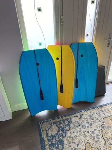 Childs body boards x 3