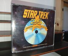 Star Trek 25th Anniversary Audio Collection - 1991 CD Audiobook 3 Books on 4 CDs