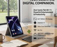 Acer Iconia Tab A8-11 - Powerful Entertainment & Productivity in a Compact Design