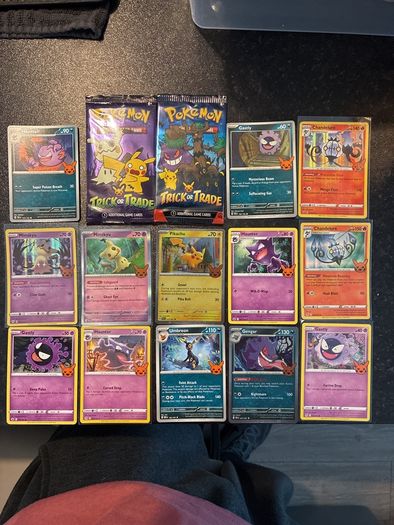 pokemon cards Halloween bundle