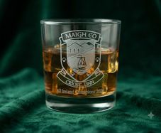 Mayo All Ireland Champions 2026 engraved Whiskey Glass