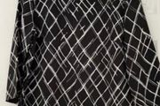 Jasper Conran Debenhams Black &amp; White Lined Top - Size 14