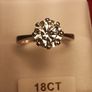 18ct White Gold Hand Made 2ct.Diamond Solitaire Ring Image 2