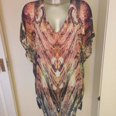 H&M oversize kaftan top size UK12/14 Perfect condition Postage included.