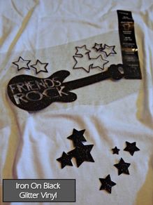 Cricut Iron On Glitter Vinyl Rolls 12"x 19"