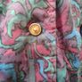 vintage Panache 80s purple floral coat large Image 3