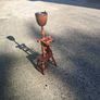 Mid Century Spinning Wheel Ashtray Image 8