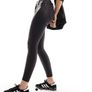 RIVER ISLAND Molly Black Coated Jeans Size 8! Image 2