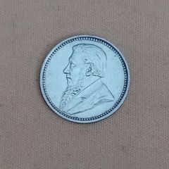 South Africa 1896 Silver threepence
