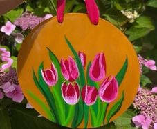 Handpainted Tulips