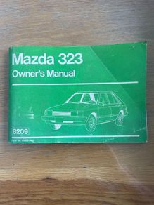 Mazda 323 (1980's) Owners Manual